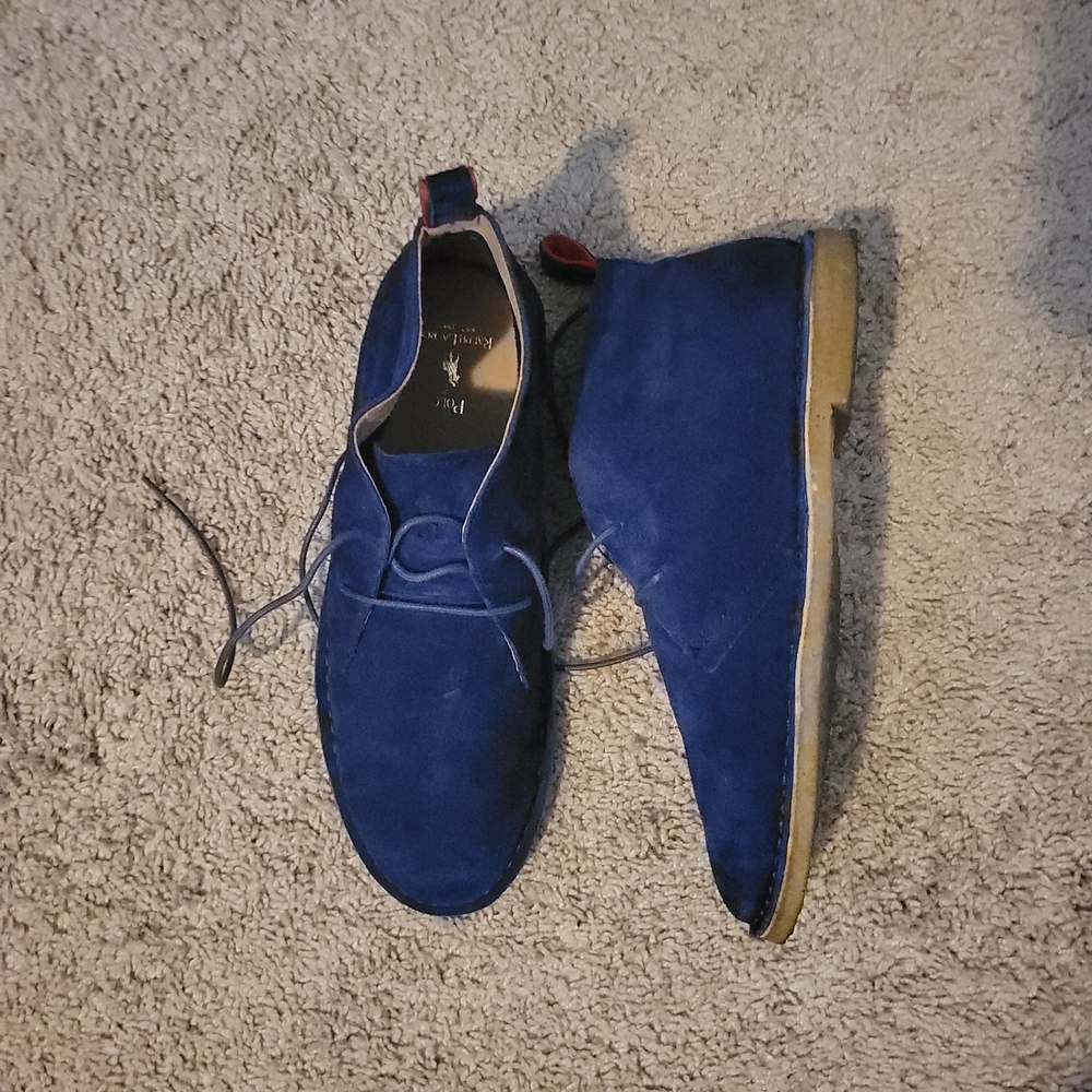 Ralph Lauren Royal Blue Chukka Boots